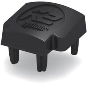 K2 1004765 Abdeckkappe für Profil light mit Logo PA6GF30 PU=100 – Bild 1