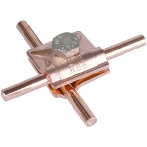 DEHN SE MVK 8 SKM10X30 CU MehrzweckVerbindungs-Klemme DIN EN 62561-1, Kupfer, Ø8mm – Bild 1