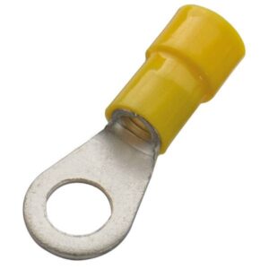 HAUPA Ringkabelschuh M8 260290, gelb, 4-6qmm, DIN 46237 – Bild 1