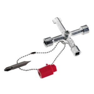 CIMCO 112894 Schrankschlüssel, Universal-Kreuz, Metall, Adapter für 1/4 Zoll Bits – Bild 1