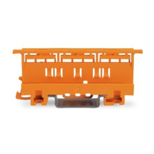 WAGO 221-500 Tragschienenadapter, orange – Bild 1