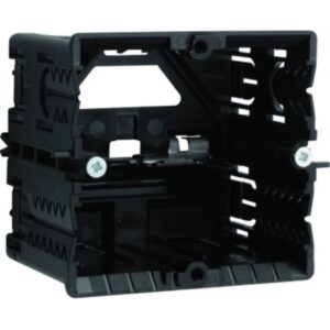 HAGER GLS5500 Geräteeinbaudose GEB-K, 1f, Rückwand, schwarz – Bild 1