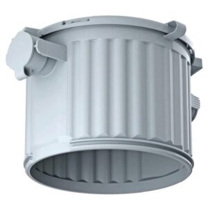 KAISER Leuchteneinbaugehäuse 1281-00, Ø100mm, 105mm, 160mm, Kunststoff – Bild 1