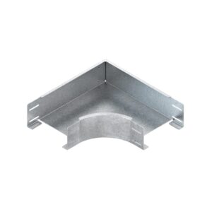NIEDAX RESS 110.100 Bogen 90°, 110x100mm, R=138mm, Stahl, bandverzinkt – Bild 1