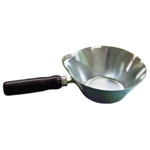 HAUPA 150010 Gipsbehälter Metall Ø180x60mm Stahlblech feuerverzinkt – Bild 1