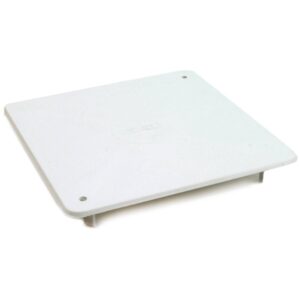 DIETZEL AK/RD 100 WS HFT Steckdeckel, Kunststoff, halogenfrei, 119x119mm, weiß – Bild 1