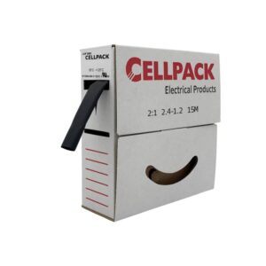 CELLPACK SB/2.4-1.2/BK/15m Schrumpfschlauch dünnw, schwarz – Bild 1