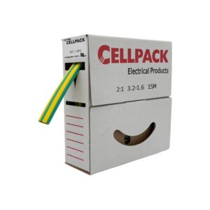 CELLPACK SB/3.2-1.6/GNYE/15m Schrumpfschlauch dünnwandig grün/gelb – Bild 1