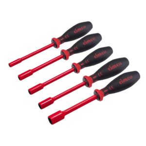 CIMCO 117801 Werkzeugset 5tlg, VDE-Steckschlüssel, SW 5-13, Chrom-Vanadium-Stahl – Bild 1