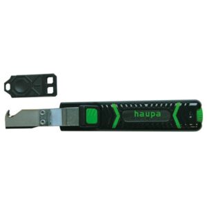 HAUPA Abisolierwerkzeug 200031, Ø8-28mm, einstellb. Kerbtiefe, Rundschnitt, Titan-Nitrid beschichtet – Bild 1