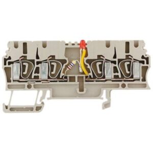WEIDMÜLLER ZDU 2.5/2X2AN/LD+ Bauelement-Reihenklemme, 0,5-4qmm, beige – Bild 1