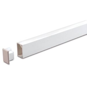 DIETZEL SE 16/16 WS Endstück LF-K 16x16mm weiß RAL9010 – Bild 1