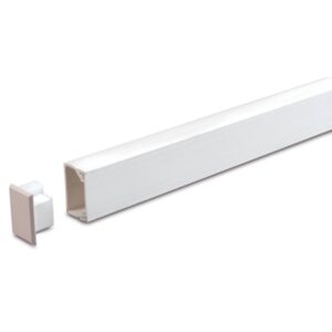 DIETZEL SE 16/25 WS Endstück LF-K 16x25mm weiß RAL9010 – Bild 1