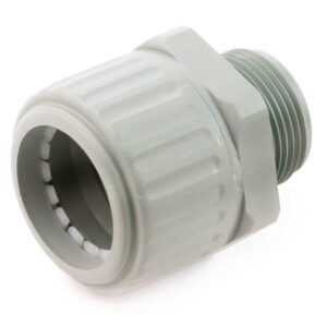 DIETZEL SGL 4040 GR Wellrohrverschraubung Polyamid grau RAL7005 IP54 – Bild 1