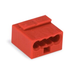 WAGO 243-804 Steckklemme 4f 100V 6A rot Ø0,6-0,8mm – Bild 1