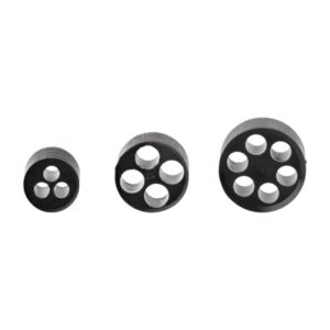 JACOB WJ-DM 32/4X7 Gummi Dichtring M32, 12,5mm, 4Durchf – Bild 1