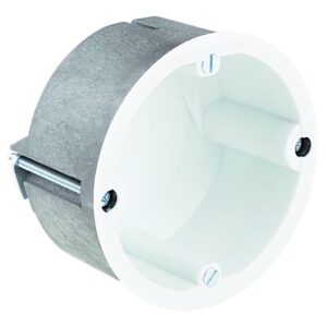 KAISER 9463-01 Brandschutzdose E90 HW, Ø74x44mm, IP3X, Kunststoff, rund