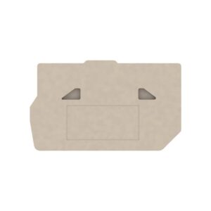 WEIDMÜLLER PAP 2.5/4 Abschlussplatte beige – Bild 1