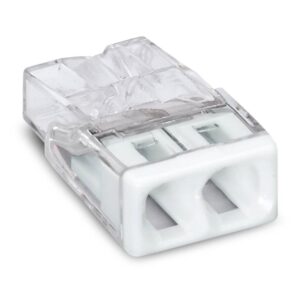 WAGO Steckklemme 2273-202, 2f, 400V, 24A, 0,5-2,5qmm, transparent – Bild 1