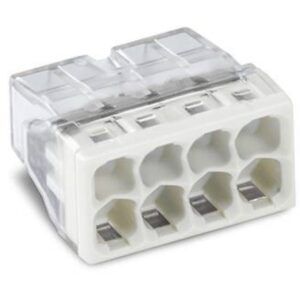 WAGO Steckklemme 2273-208, 8f, 450V, 24A, 0,5-2,5qmm, transparent – Bild 1