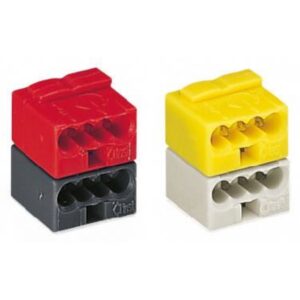 WAGO 243-211 Steckklemme 8f 100V 6A dunkelgrau/rot – Bild 1