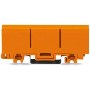 WAGO 2273-500 Befestigungsadapter für ein- und zweireihige Klemmen, orange – Bild 1