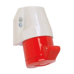 WALTHER 110 CEE-Steckdose 5p 16A, rot, IP44, Aufputz – Bild 1