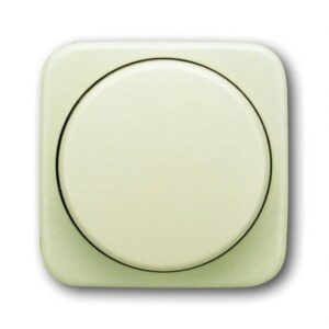 BUSCH-JAEGER 2115-212 Drehknopf Symbol Dimmer, weiß, glänzend