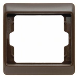 BERKER 13130001 Einbaurahmen 1f braun glänzend Kunststoff – Bild 1