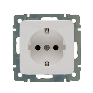 LEGRAND 776220 Schutzkontaktsteckdose Creo UP IP2X, Ultraweiß – Bild 1