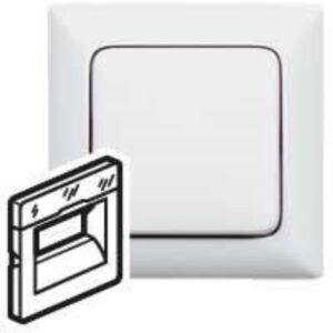 LEGRAND 776275 Zentralplatte Mod-Jack 2f, ultraweiß, glänzend – Bild 1