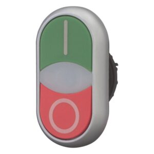 EATON M22-DDLF-GR-X1/X0 Drucktaster Front, 2f, rot/grün, Ø22,5mm – Bild 1