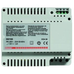 LEGRAND Bticino 392100 Gleichstromversorgung 12V 14,4W 220-240VAC – Bild 1