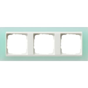 GIRA 0213395 Event Opak Mint Rahmen 3f Reinweiß glz – Bild 1