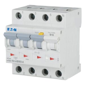 EATON FI/LS-Schutzschalter mRB6-16/3N/B/003-A, B16, 3p+N, 0,03A, A, 6kA, 4TE – Bild 1