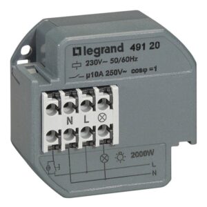 LEGRAND 049120 Stromstoßschalter 230VAC, 10A, UP, elektronisch – Bild 1