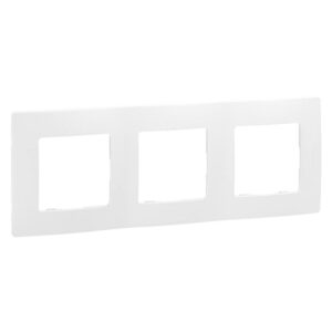 LEGRAND 665003 Einbaurahmen 3f ultraweiß glänzend RAL 9003 – Bild 1