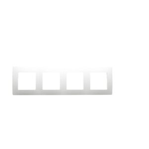 LEGRAND 665004 Einbaurahmen 4f ultraweiß glänzend Kunststoff – Bild 1