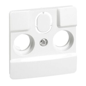 LEGRAND 664767 Zentralplatte Sat/TV/Radio, ultraweiß – Bild 1
