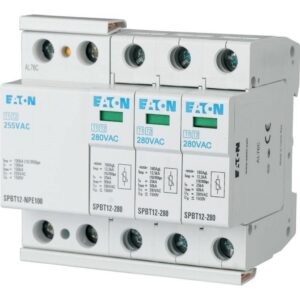 EATON Überspannungsableiter SPBT12-280-3+NPE, Netzform-TN-S, 280VAC, 5 TE – Bild 1