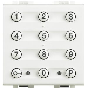 LEGRAND Bticino N4606 Schalteinrichtung, Scharfschaltung elektronisch, IP2X, Weiß – Bild 1