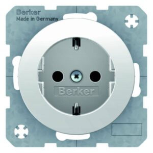 BERKER 47232089 Steckdose SCHUKO polarweiß glänzend UP IP20