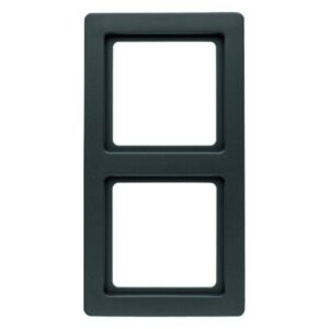 BERKER 10126086 Einbaurahmen 2f anthrazit samt Kunststoff – Bild 1