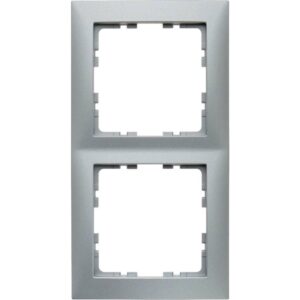 BERKER 10129939 S.1 Rahmen 2fach alu matt – Bild 1