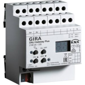 GIRA 218000 Gateway DALI KNX REG 110-24V IP20 – Bild 1