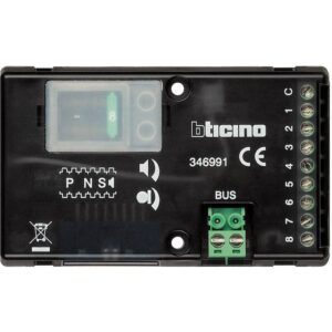 LEGRAND Bticino 346991 Türlautsprechermodul UP schwarz 90x55x26mm – Bild 1