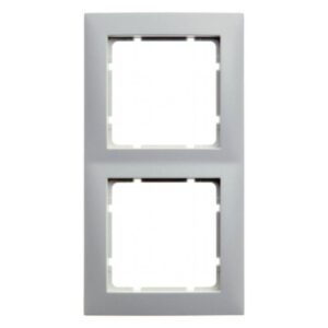 BERKER 10129909 Einbaurahmen 2f polarweiß matt Kunststoff – Bild 1