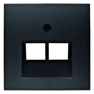 BERKER 14091606 Zentralplatte UAE/IAE 2f anthrazit matt – Bild 1