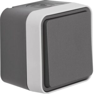 BERKER 50453525 W.1 Wipptaster-Modul grau AP IP55 – Bild 1
