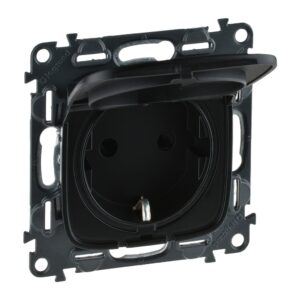 LEGRAND 755158 Valena Allure Steckdosenabdeckung, schwarz – Bild 1